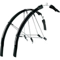 SKS Raceblade Long Fender Set, 700 x 18-25: Black