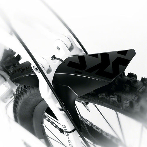 Flap Guard Clip-On Front Fender - Fork Mount, Black