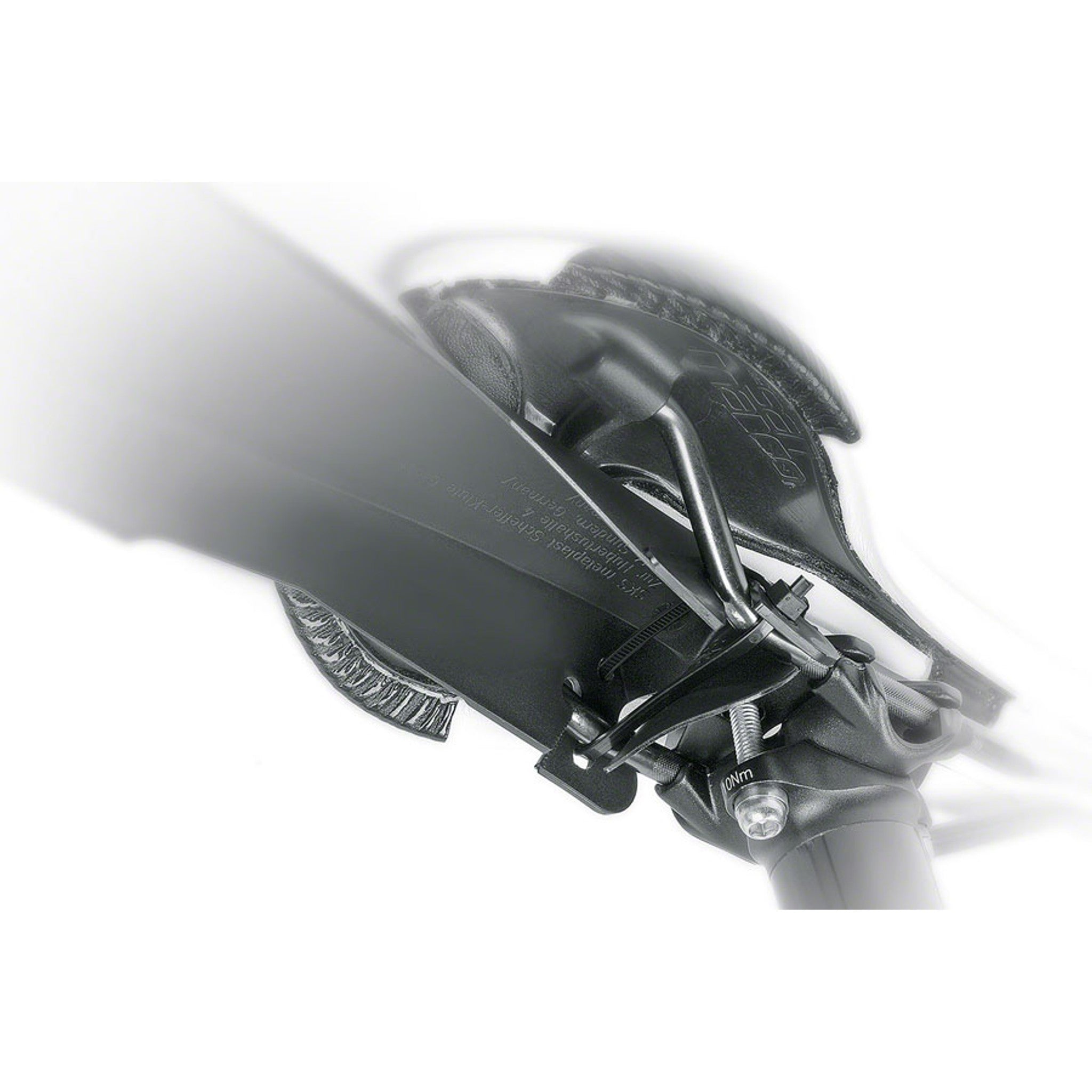 S-Guard Clip-On Rear Fender - Saddle Mount, Black