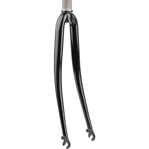 MSW 700c Road Fork - 9mm x 100mm, 1 1/8" Straight Steerer, Mid Reach Caliper, Black