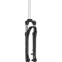 NVX HLO Suspension Fork - 700c, 63mm, 1 1/8" Threadless, QR x 100mm, Disc, Black