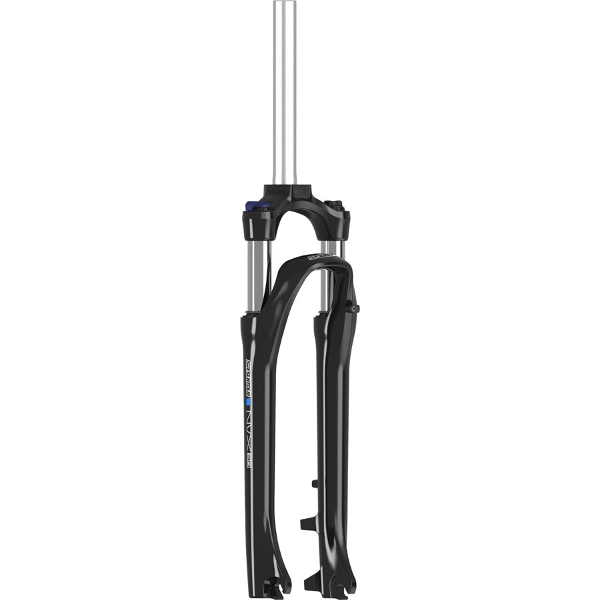 NVX HLO Suspension Fork - 700c, 63mm, 1 1/8" Threadless, QR x 100mm, Disc, Black