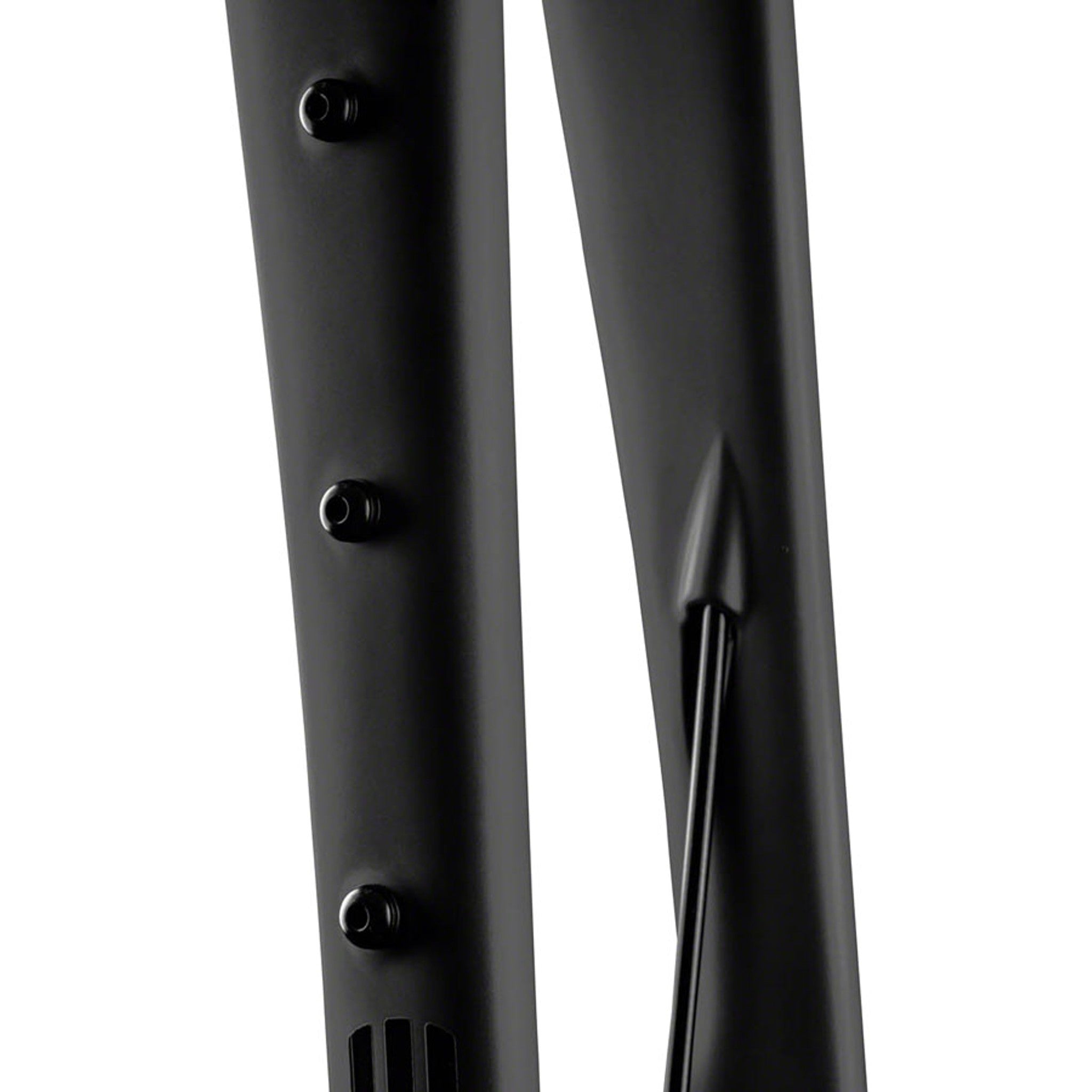 Adventure Fork - 1.5” Tapered, Flat-Mount Disc, Carbon, 12 x 100mm Axle,  49/55 Rake, Black