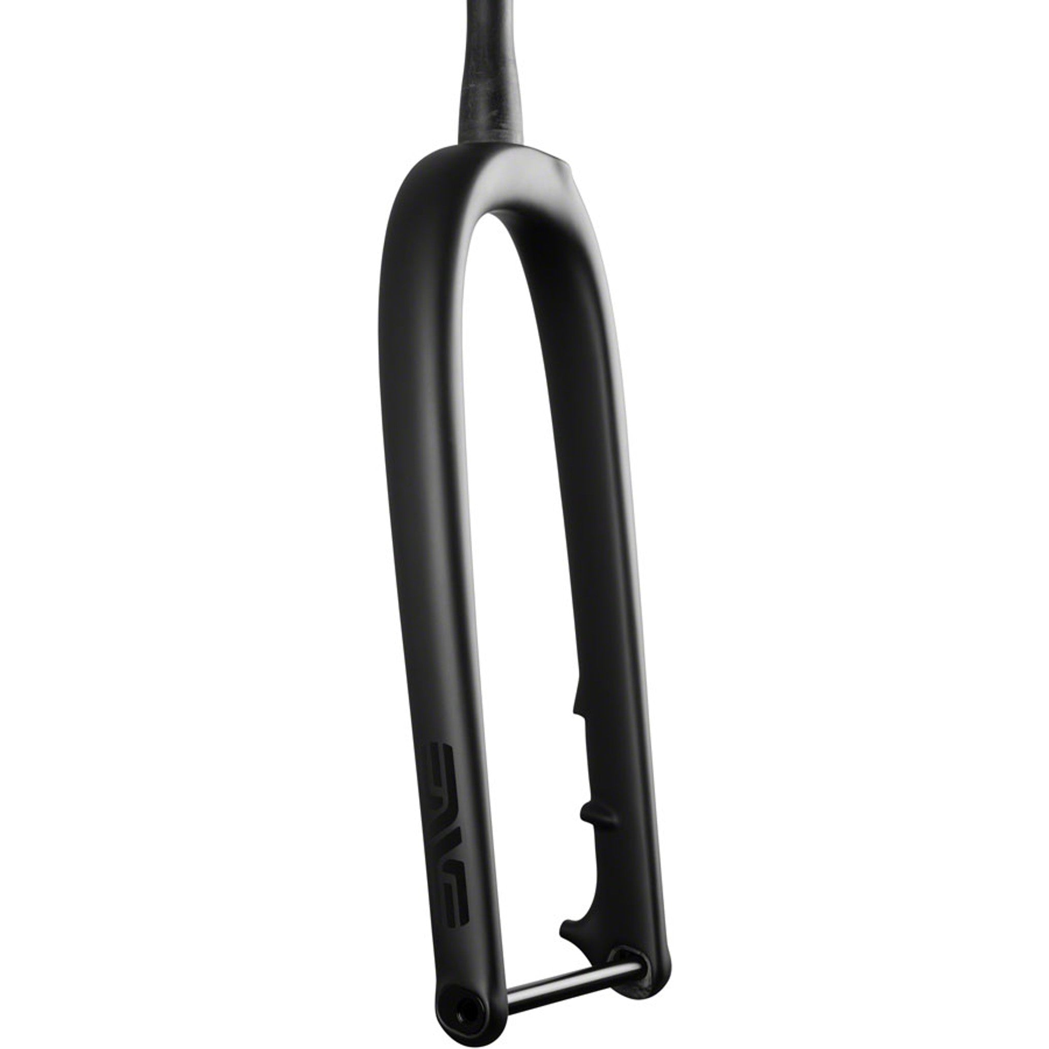 Fat Bike Carbon Fork, 1.5" Tapered Steerer, 42/51mm Adjustable Rake, 15mm x 150mm Axle, Black