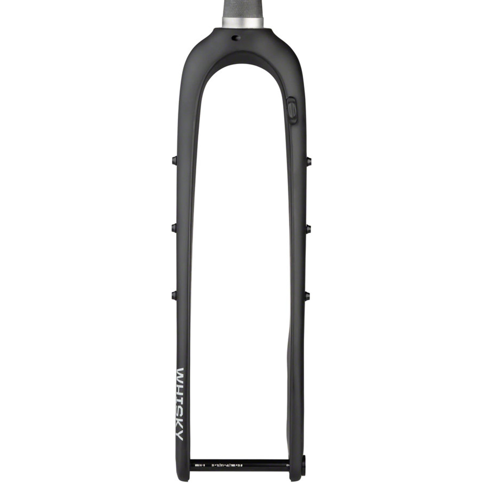 WHISKY No.9 MCX Fork - 12mm Thru Axle, 1.5" Tapered Carbon Steerer, FlatMount Disc, Matte Black