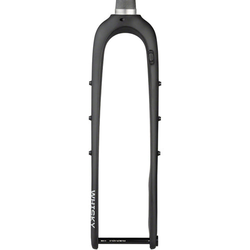 WHISKY No.9 MCX Fork - 12mm Thru Axle, 1.5" Tapered Carbon Steerer, FlatMount Disc, Matte Black