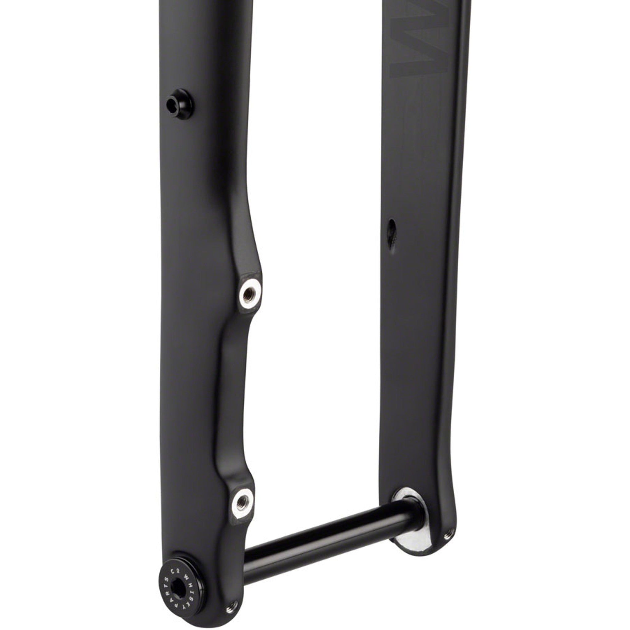 WHISKY No.9 MCX Fork - 12mm Thru Axle, 1.5" Tapered Carbon Steerer, FlatMount Disc, Matte Black