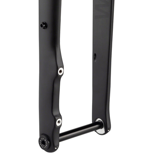 WHISKY No.9 MCX Fork - 12mm Thru Axle, 1.5" Tapered Carbon Steerer, FlatMount Disc, Matte Black