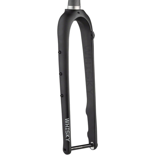 WHISKY No.9 MCX Fork - 12mm Thru Axle, 1.5" Tapered Carbon Steerer, FlatMount Disc, Matte Black