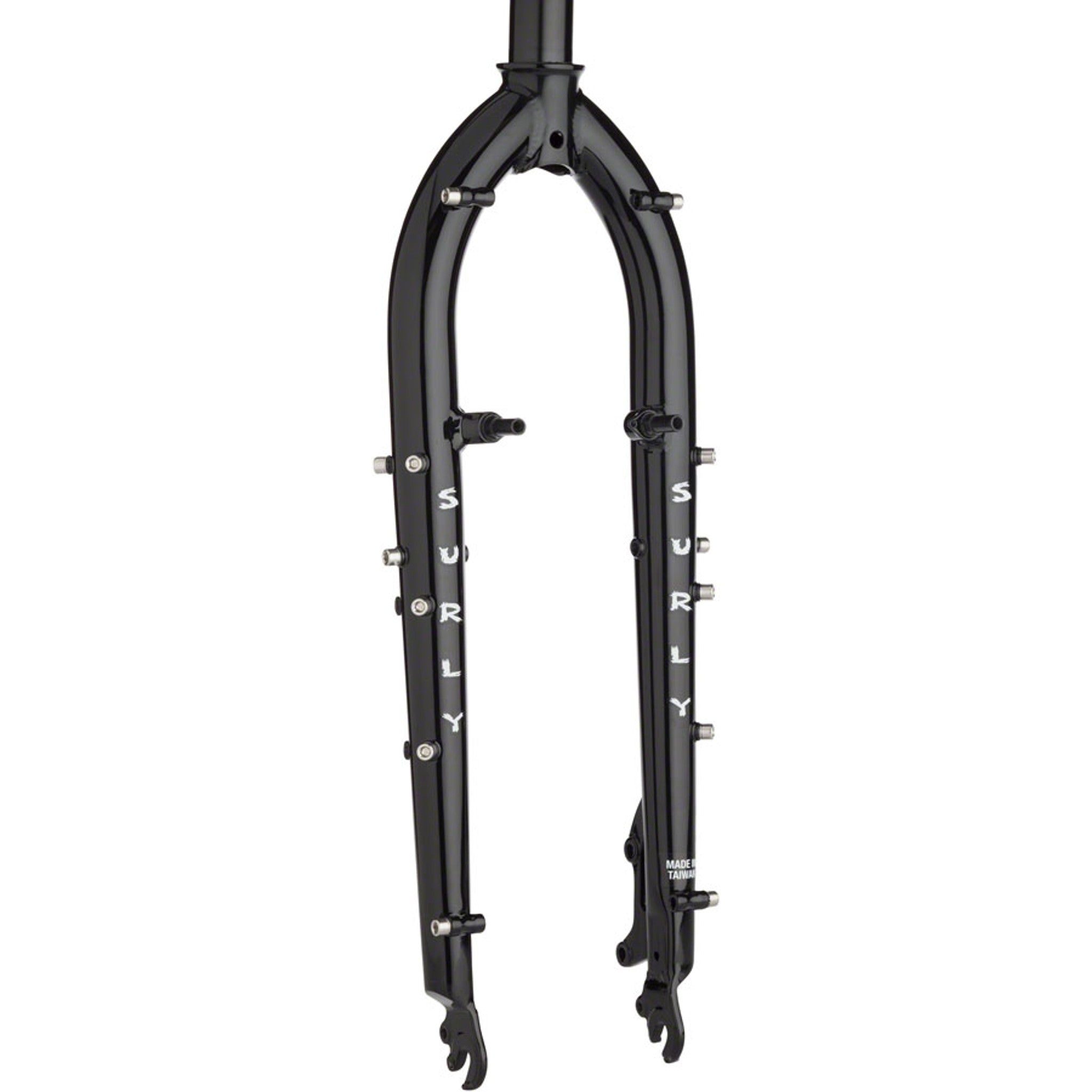 Surly Ogre Fork: 29", 1-1/8", Canti, Black