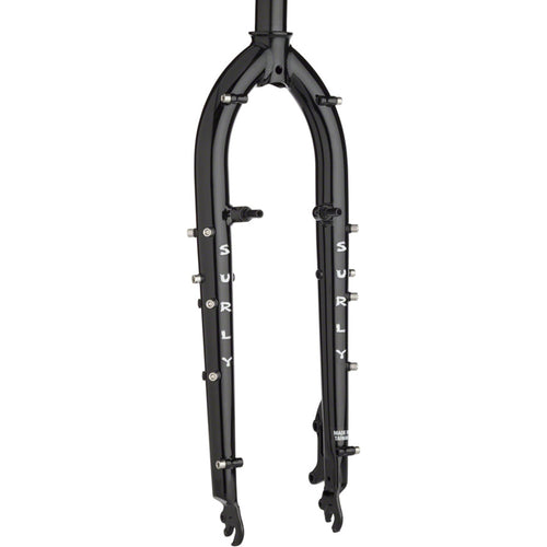 Surly Ogre Fork: 29", 1-1/8", Canti, Black