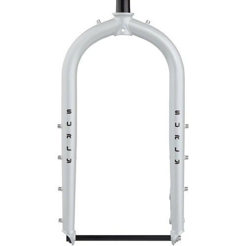 Moonlander Fork - 24", Steel, 12 x 197mm, 1-1/8" Straight Steerer, Lunar Dust Gray