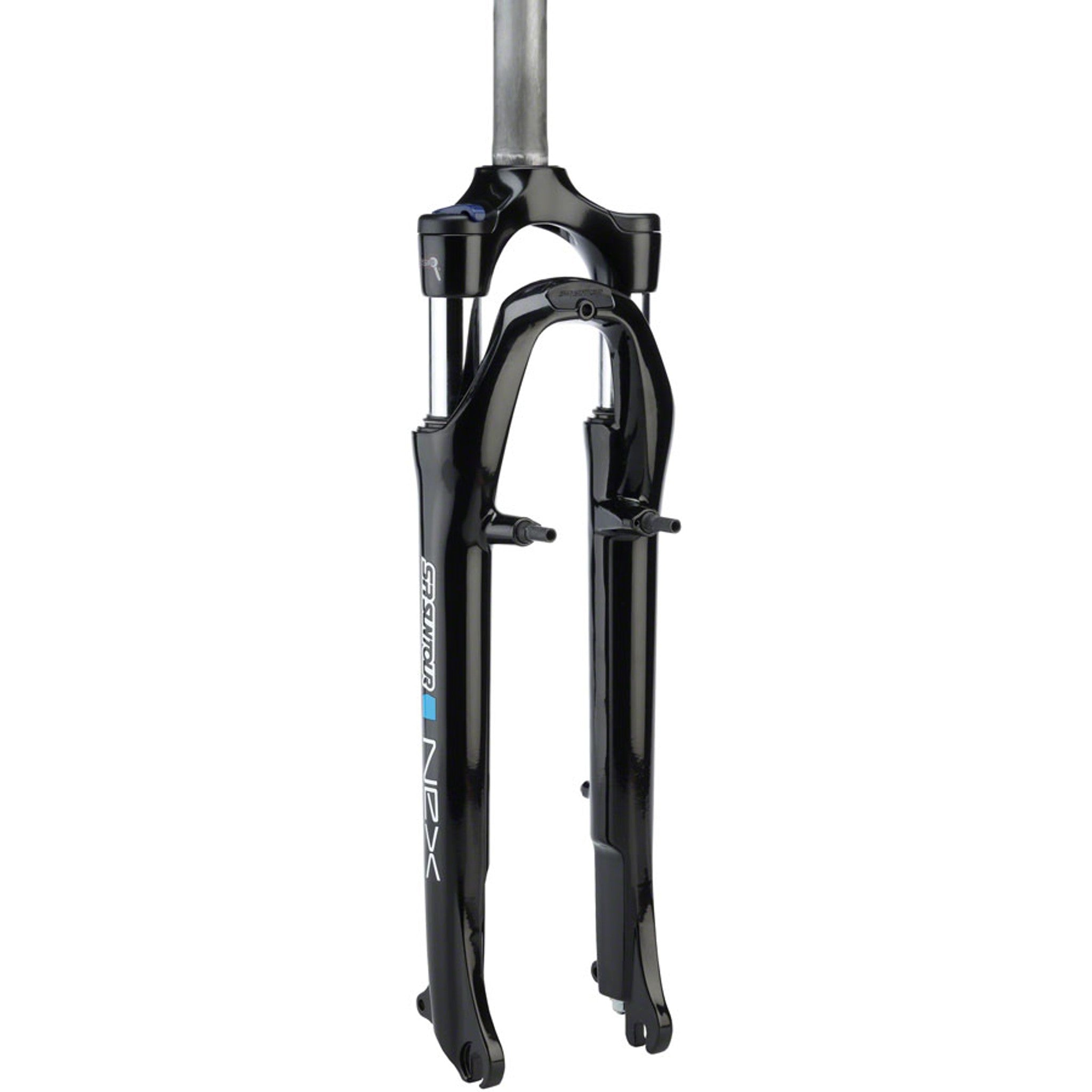 SR Suntour NEX Suspension Fork - 700c, 1-1/8" Threadless Steerer, 50mm, Rim, Black