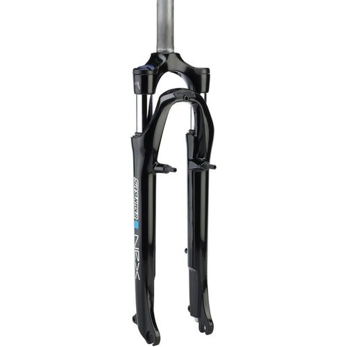 SR Suntour NEX Suspension Fork - 700c, 1-1/8" Threadless Steerer, 50mm, Rim, Black