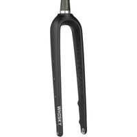 WHISKY No.9 MCX+ Fork - 12mm Thru Axle, 1-1/8-1.5" Tapered Carbon Steerer, Flat Mount Disc, Matte Black