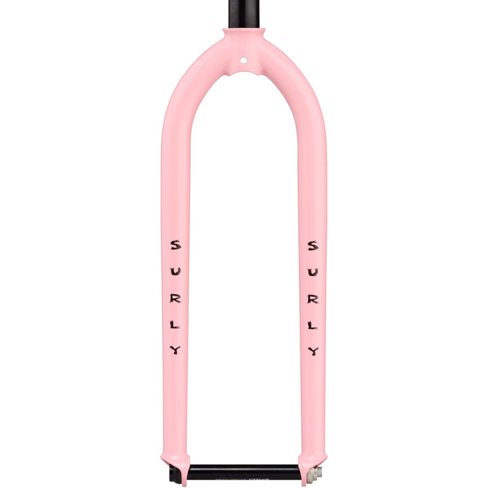 Lowside Fork - 26/27.5", 15x110mm Thru-Axle, 1-1/8" Straight Steerer, Steel, New Pig Smell