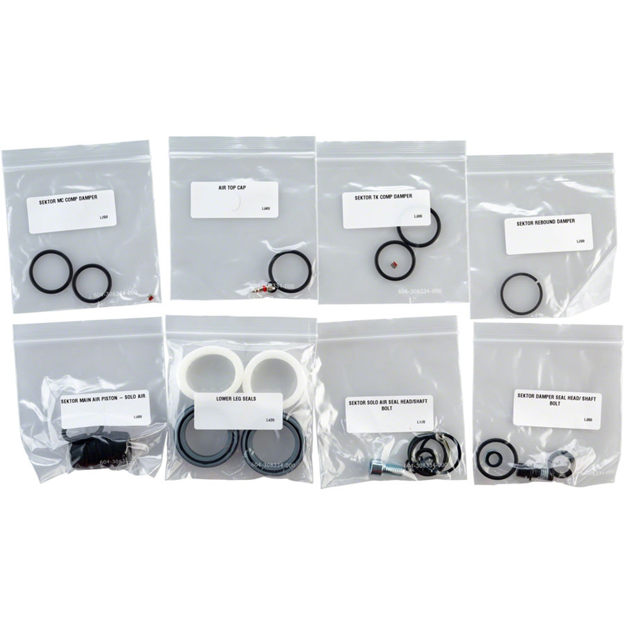 RockShox Full Service Kit for Sektor Gold (includes solo air and damper seals and hardware)