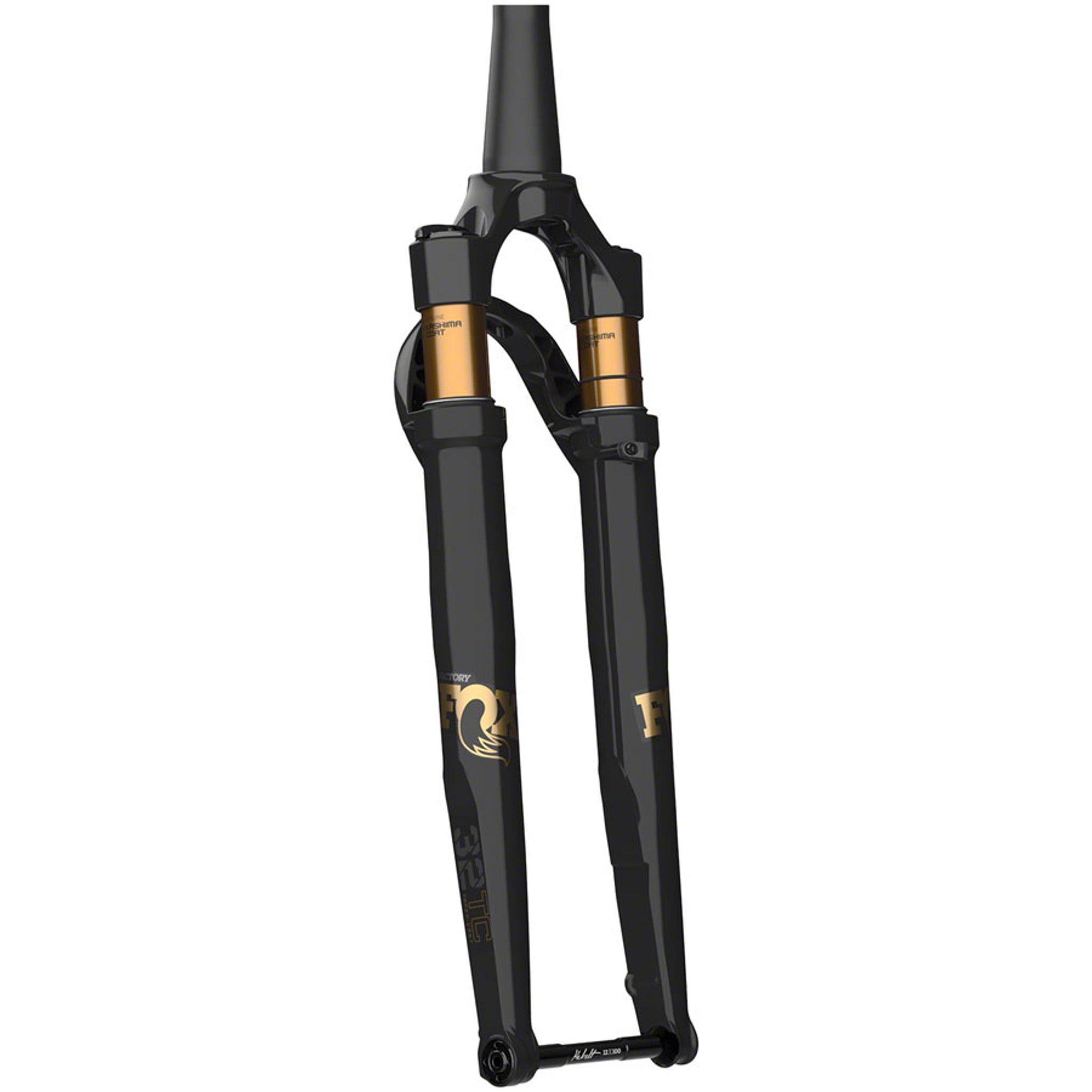 FOX 32 Taper-Cast Factory Suspension Fork - 700c, 40 mm, 12 x 100 mm, Kabolt, 45mm Offset, GRIP SL Damper, 3-Position, Shiny Black