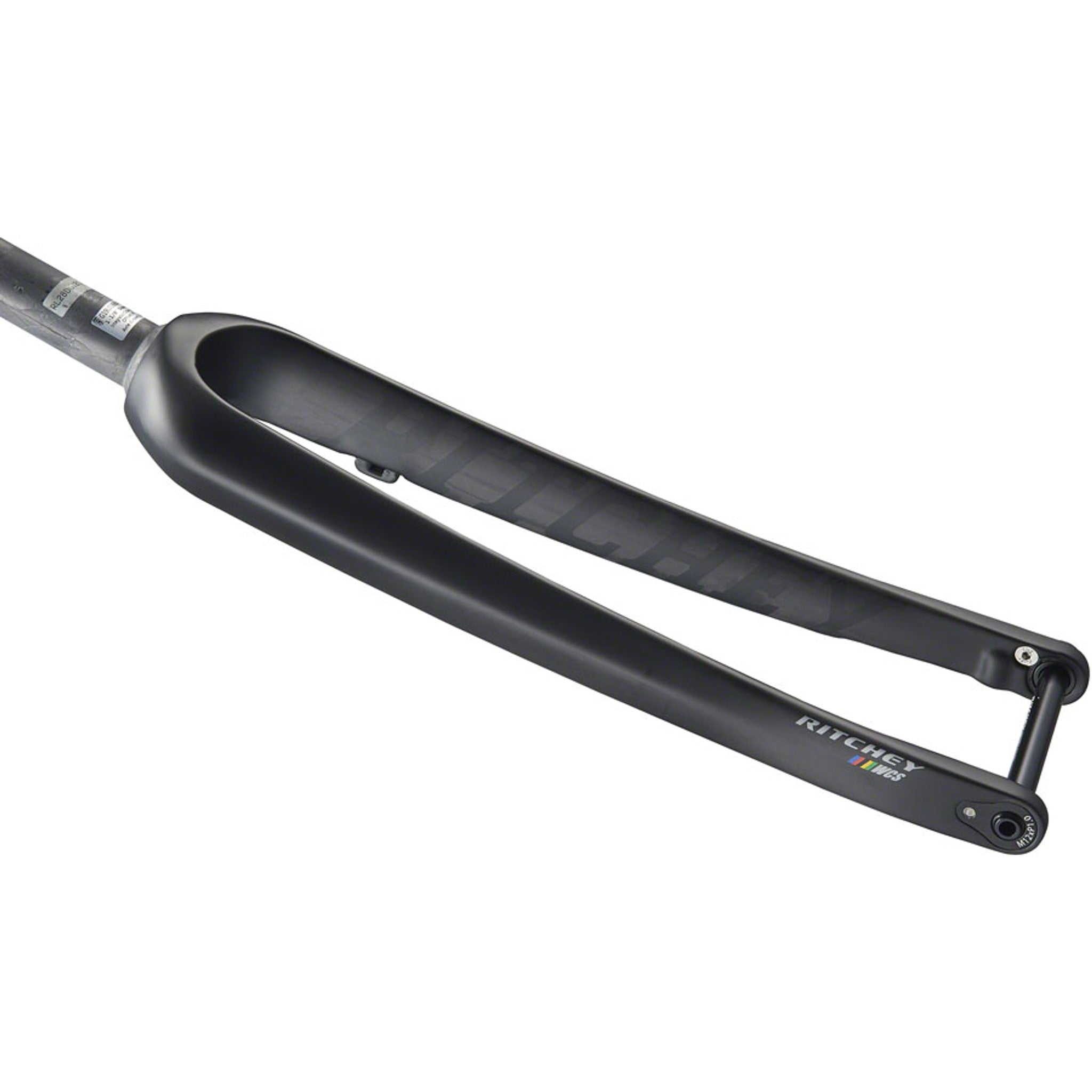 WCS Carbon Gravel Fork - 1-1/8", 47mm Rake, QR12, Flat Mount, 2020 Model, Matte Carbon