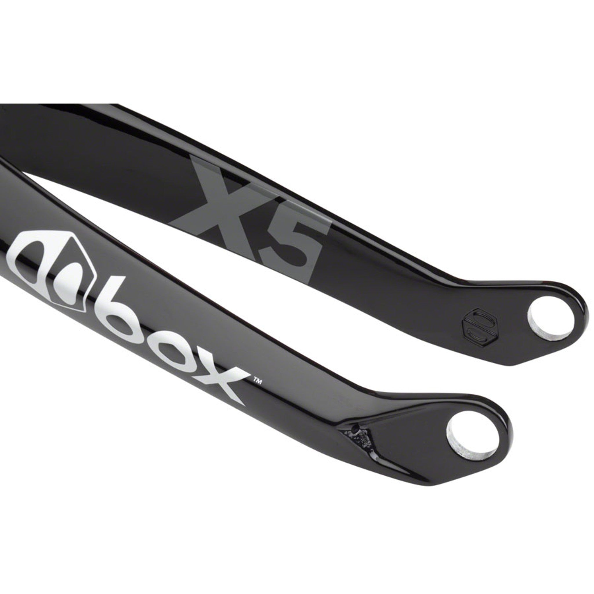 One X5 Pro Carbon BMX Fork - Tapered, 20mm, Black, 24"