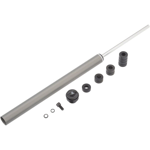 Solo Air Spring Assembly - 100 - 160mm, Top Cap, Spring, Travel Spacers and Shaft Bolt, 35 Silver A1