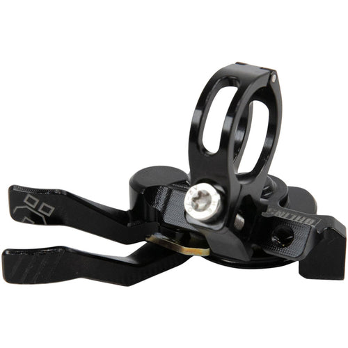 Ohlins Suspension Fork and Rear Shock Remote Lever - For RXC34 Forks and TXC Shocks, 3-position, Matchmaker Compatible, Black