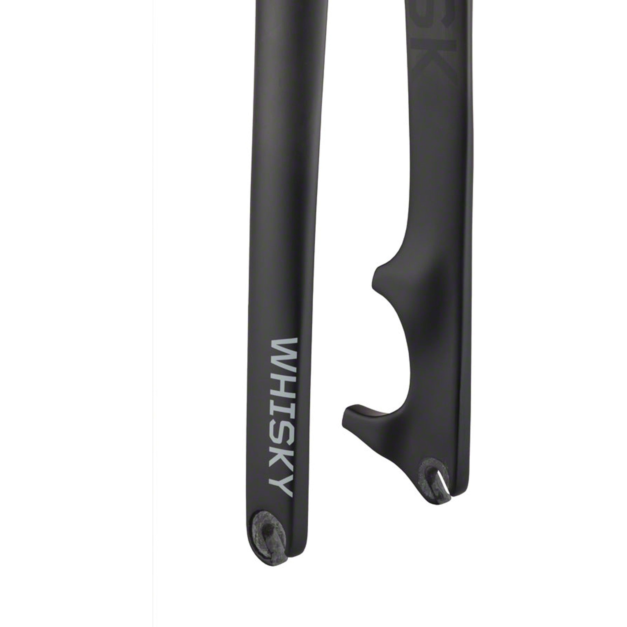 WHISKY No.7 CX Fork - QR, 1-1/8" Straight Carbon Steerer, Post MountDisc, Matte Black