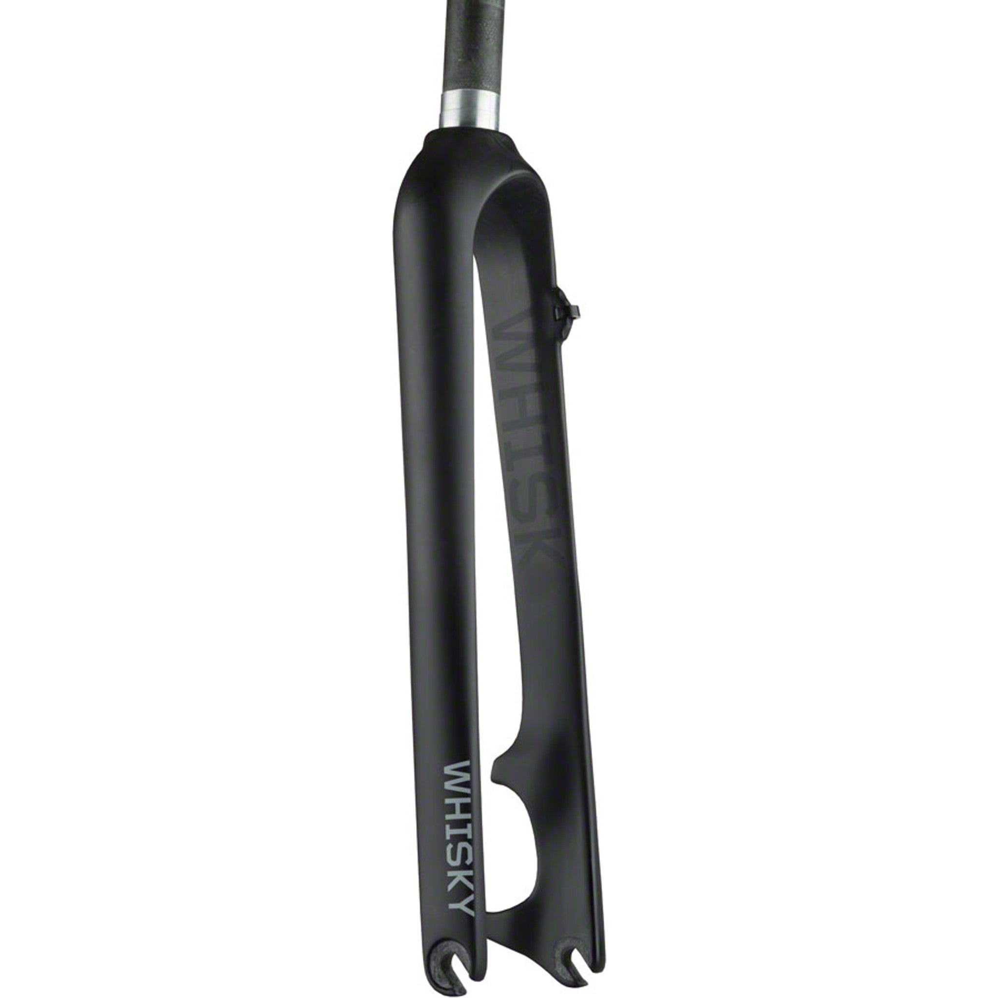 WHISKY No.7 CX Fork - QR, 1-1/8" Straight Carbon Steerer, Post MountDisc, Matte Black