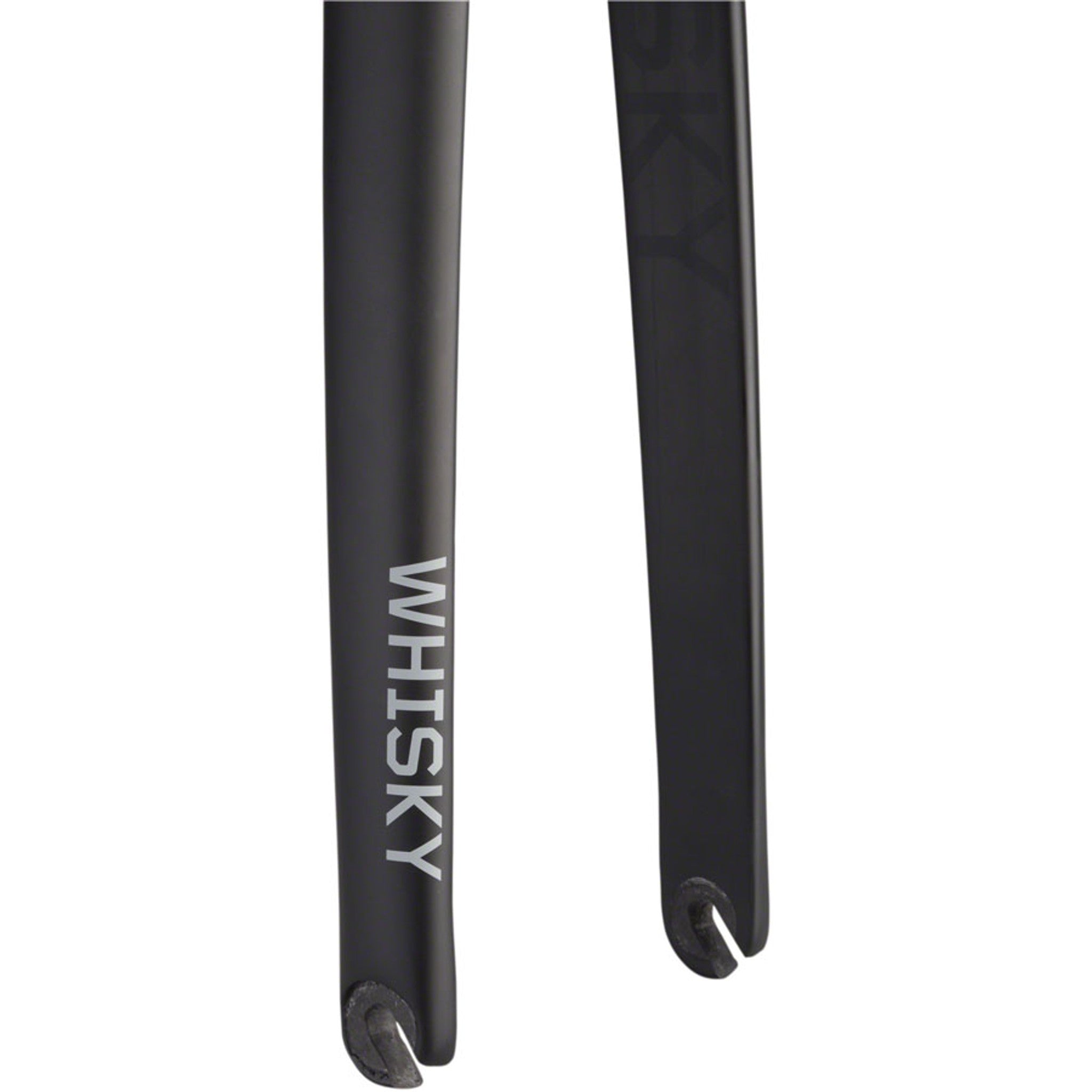 WHISKY No.7 RD+ Fork - QR, 1-1/8" Straight Carbon Steerer, Mid Reach Rim Brake, Matte Black