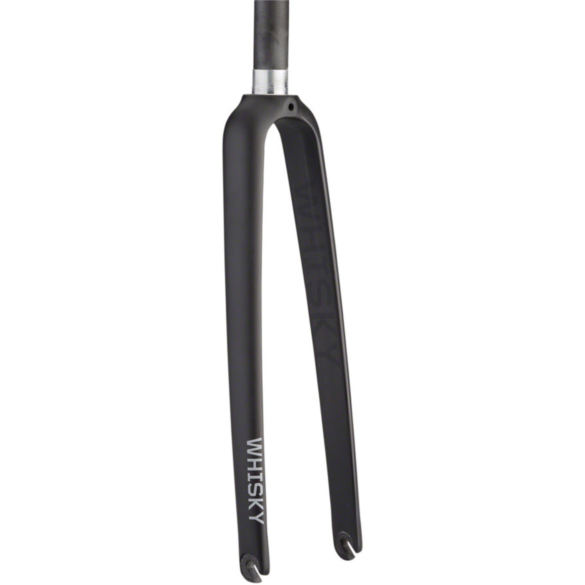 WHISKY No.7 RD+ Fork - QR, 1-1/8" Straight Carbon Steerer, Mid Reach Rim Brake, Matte Black