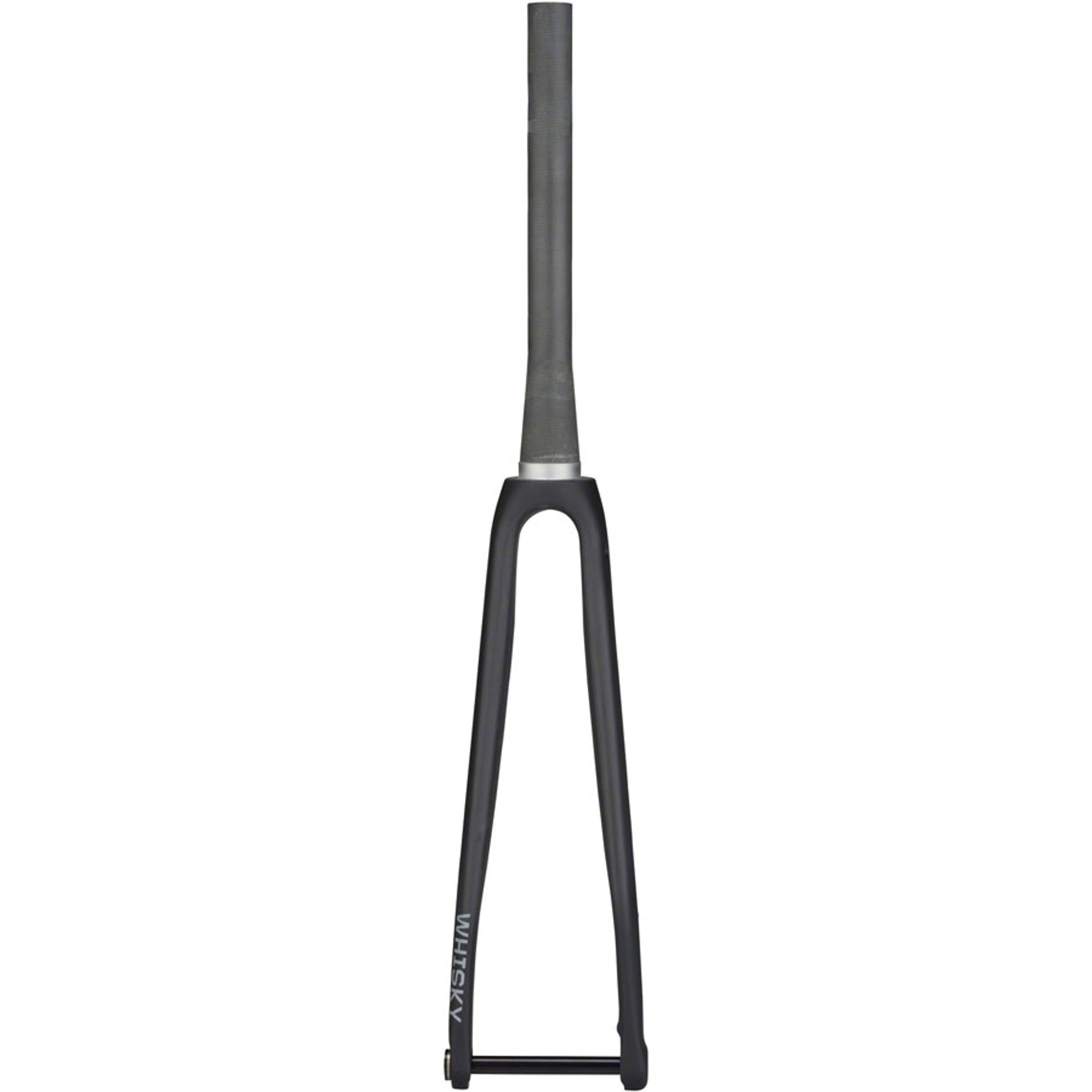 WHISKY No.7 RD Fork - 12mm Thru-Axle, 1.5" Tapered Carbon Steerer, Flat Mount Disc, Matte Black