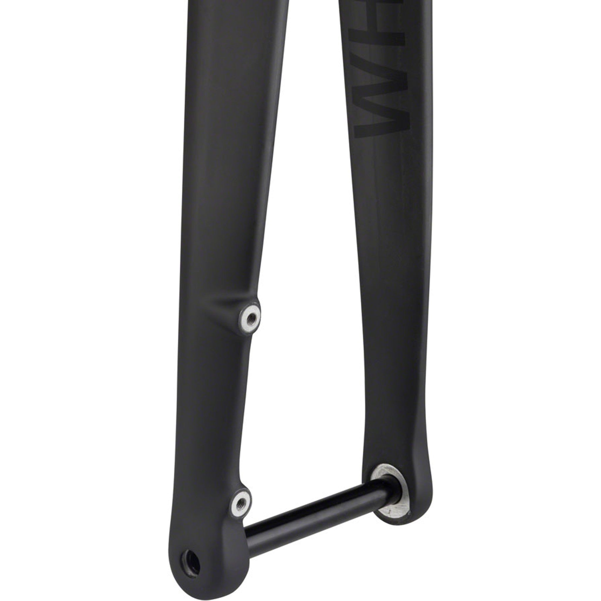 WHISKY No.7 RD Fork - 12mm Thru-Axle, 1.5" Tapered Carbon Steerer, Flat Mount Disc, Matte Black