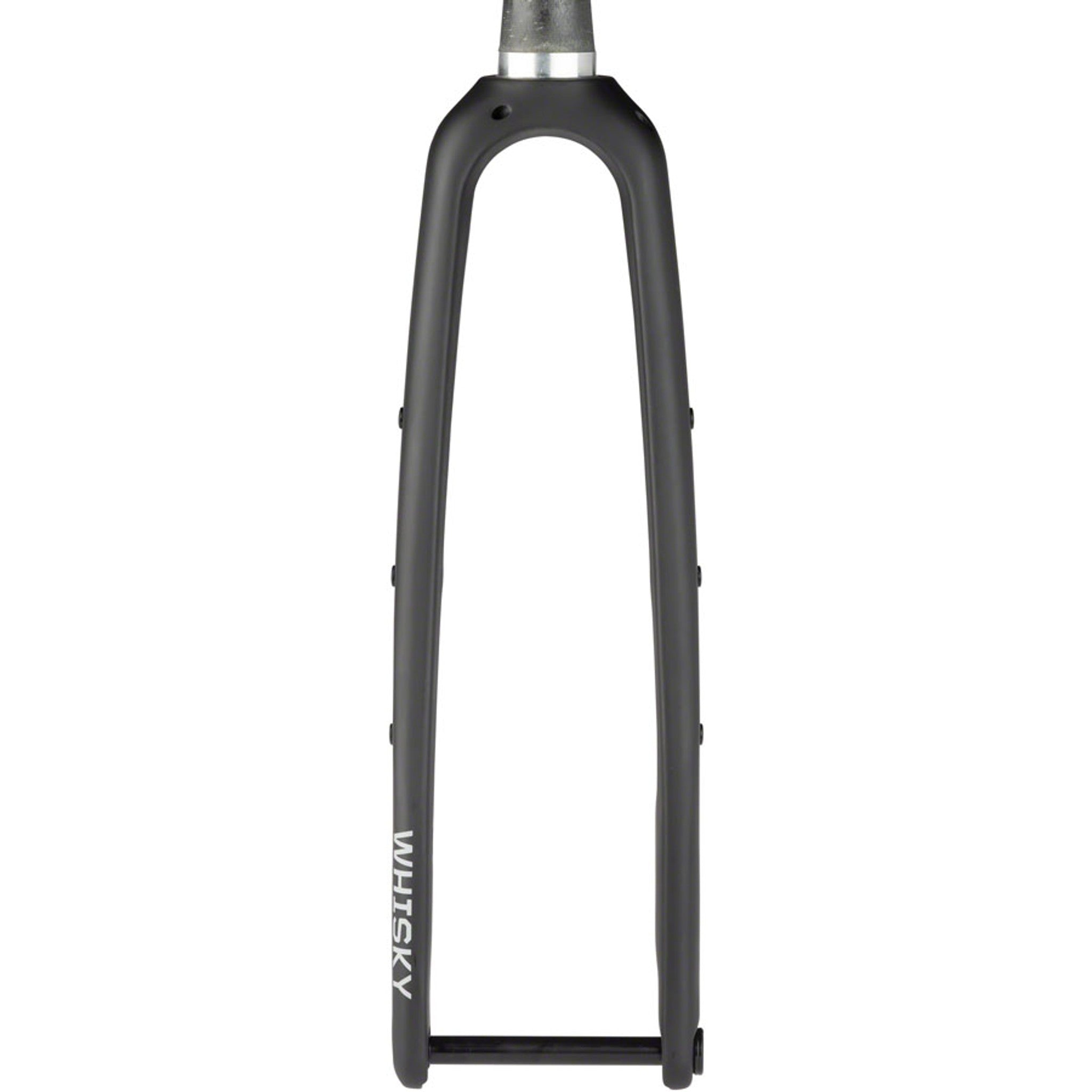 WHISKY No.9 CXLR Fork - 12mm Thru-Axle, 1.5" Tapered Carbon Steerer, Flat Mount Disc, Matte Black