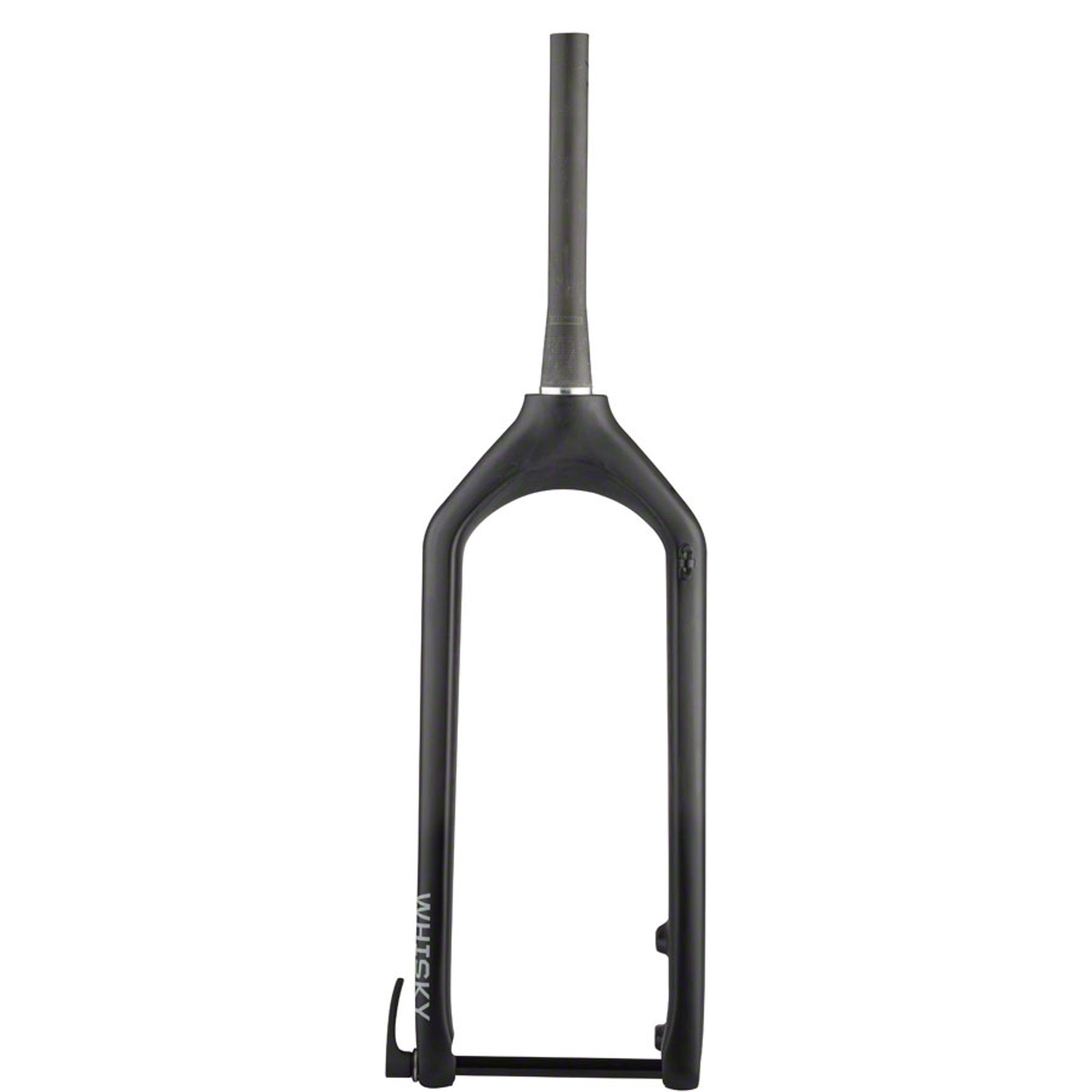 WHISKY No.9 Fat Fork - 15 x 150mm Thru-Axle, 1.5" Tapered Carbon Steerer ,Post Mount Disc, 51mm Offset, Matte Black