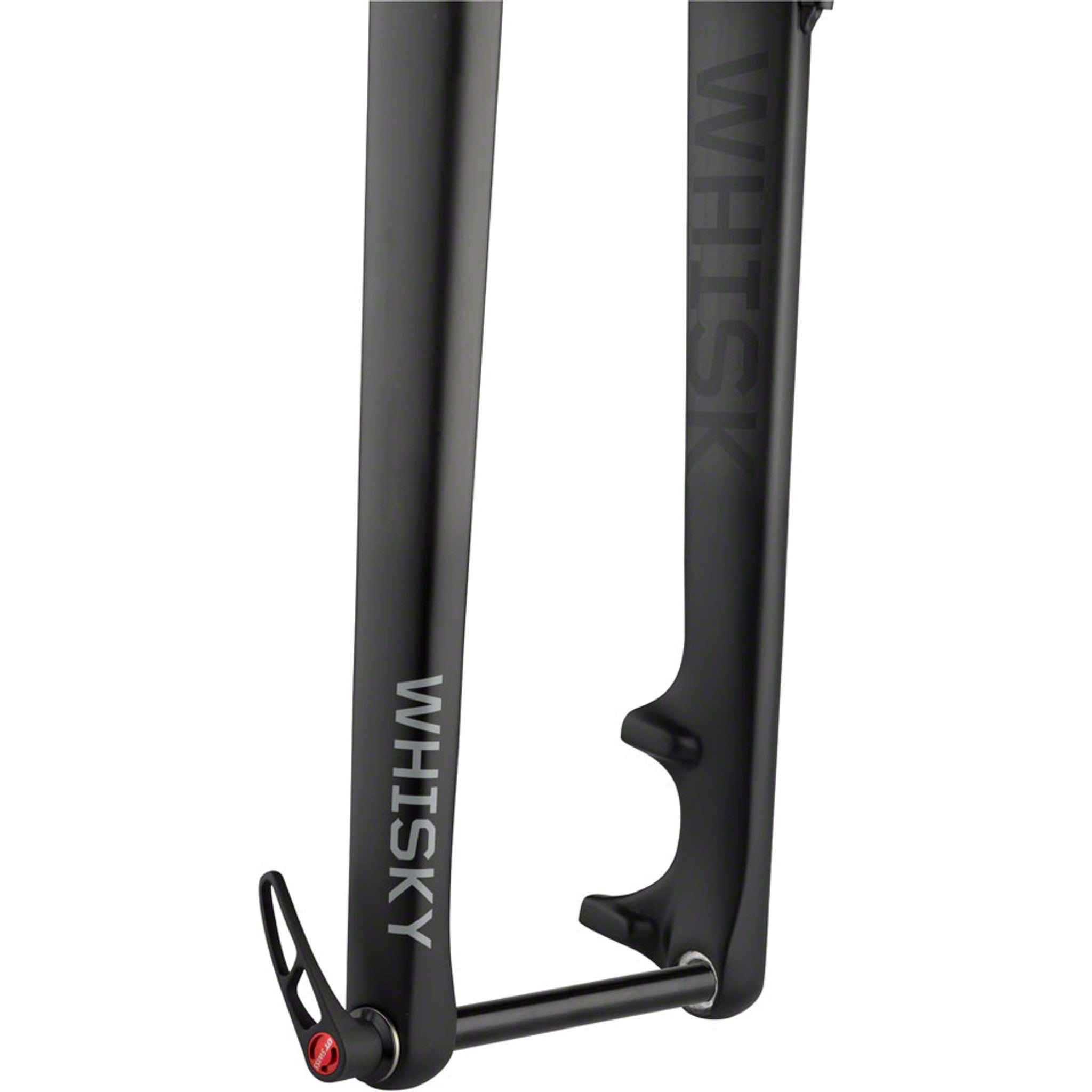 WHISKY No.9 Fat Fork - 15 x 150mm Thru-Axle, 1.5" Tapered Carbon Steerer ,Post Mount Disc, 51mm Offset, Matte Black