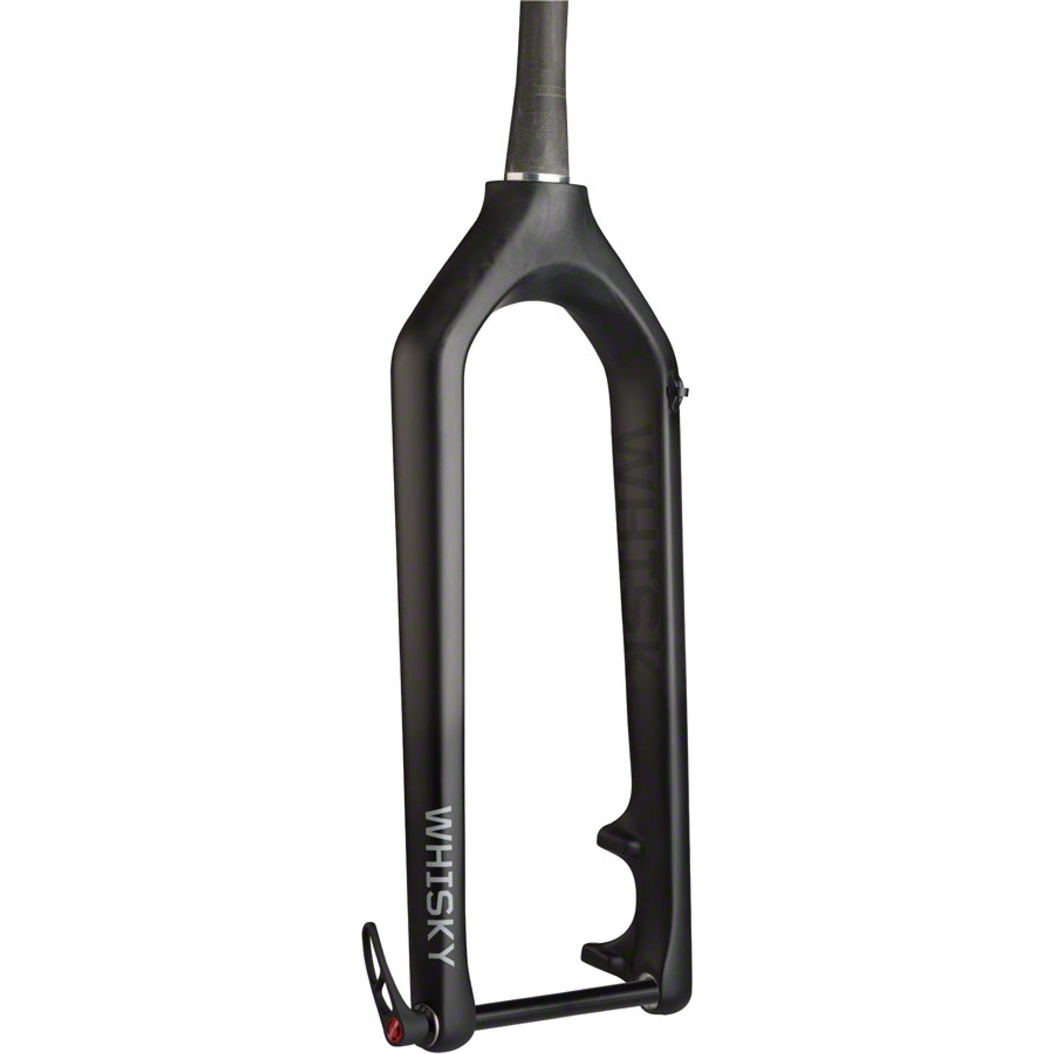 WHISKY No.9 Fat Fork - 15 x 150mm Thru-Axle, 1.5" Tapered Carbon Steerer ,Post Mount Disc, 51mm Offset, Matte Black