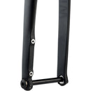 WHISKY No.9 RD Fork - 12mm Thru-Axle, 1-1/4" Tapered Carbon Steerer, Flat Mount Disc, Matte Black