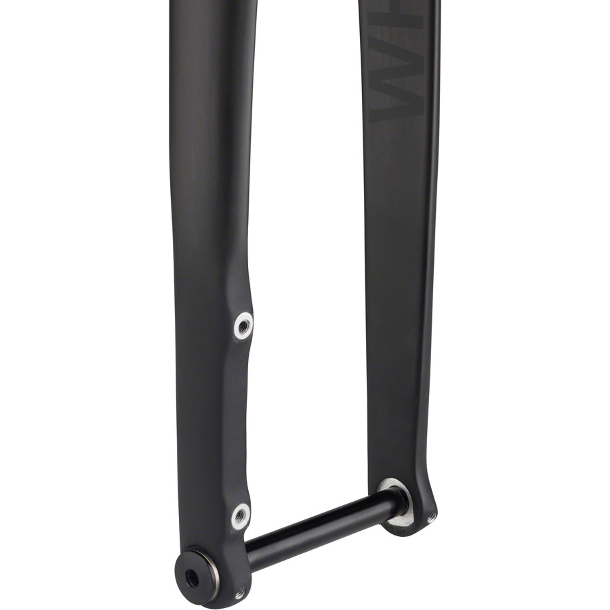 WHISKY No.9 RD+ Fork - 12mm Thru-Axle, 1.5" Tapered Carbon Steerer, Flat Mount Disc, Matte Black
