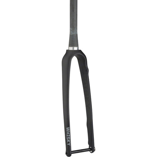 WHISKY No.9 RD+ Fork - 12mm Thru-Axle, 1.5" Tapered Carbon Steerer, Flat Mount Disc, Matte Black