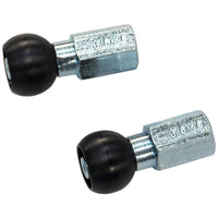 Coho Ballz Trailer Hitch Nutted Axles