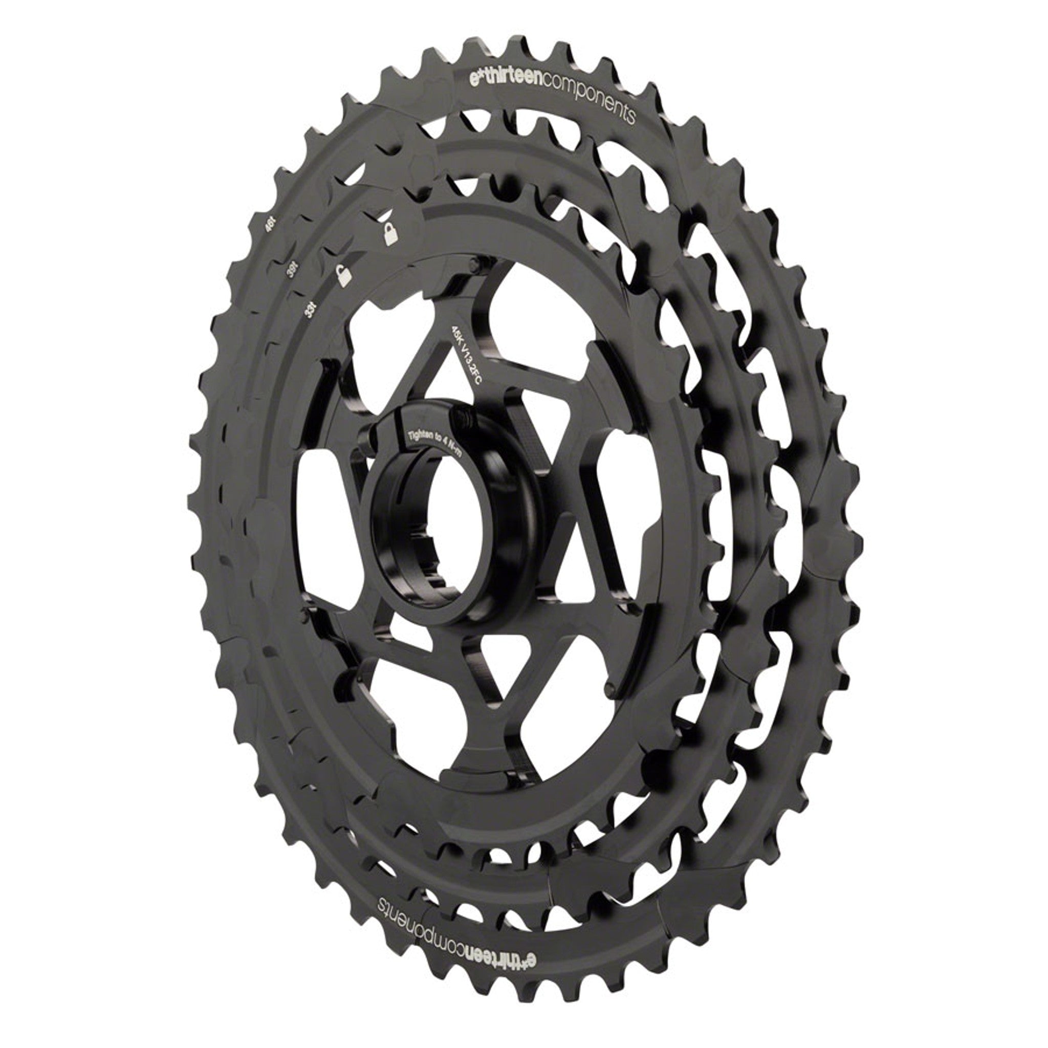 replacement Aluminum Cogs for TRS Plus 11-Speed Cassette, 33-46t, Black
