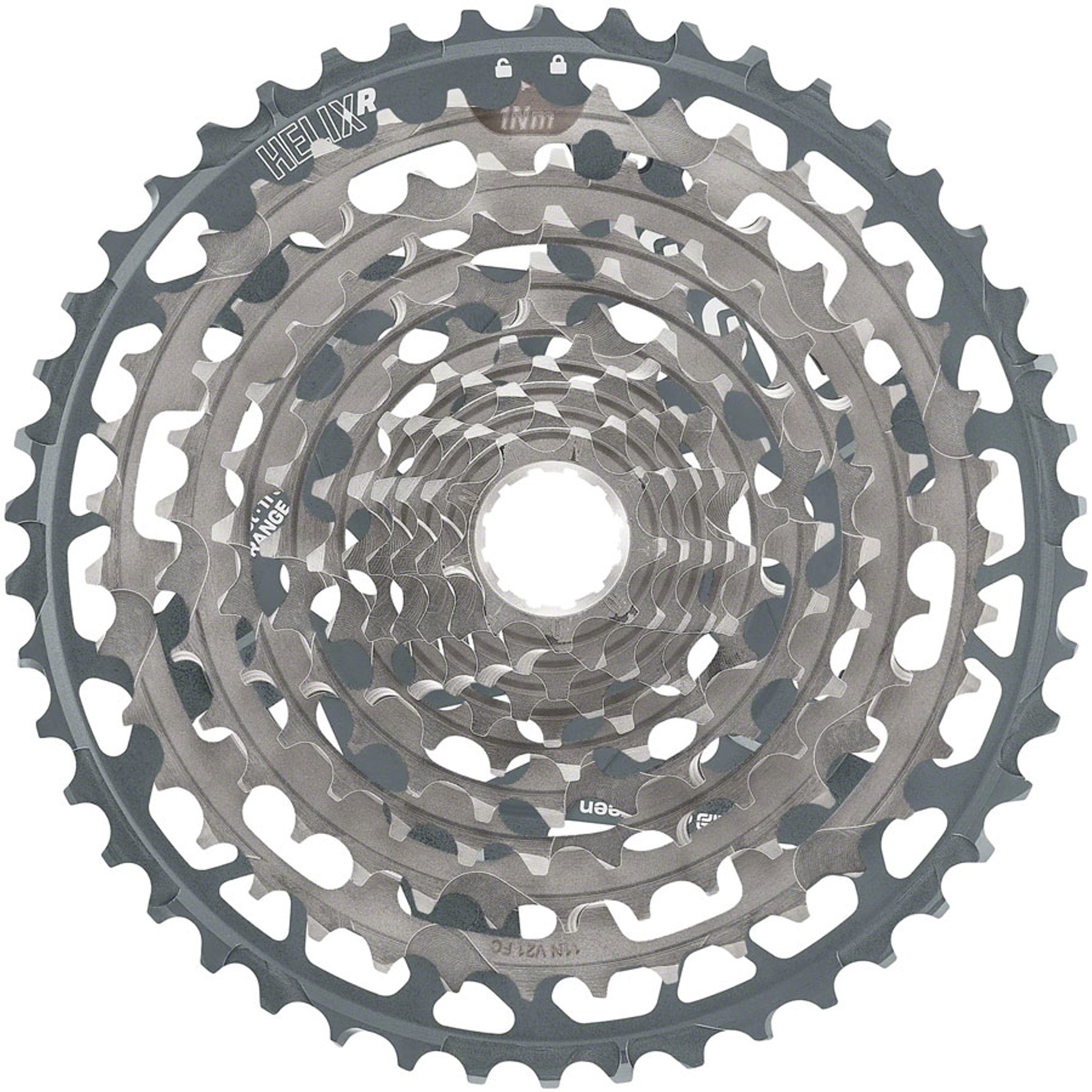 Helix R Cassette - 11-Speed, 9-46t, Nickel/Gray