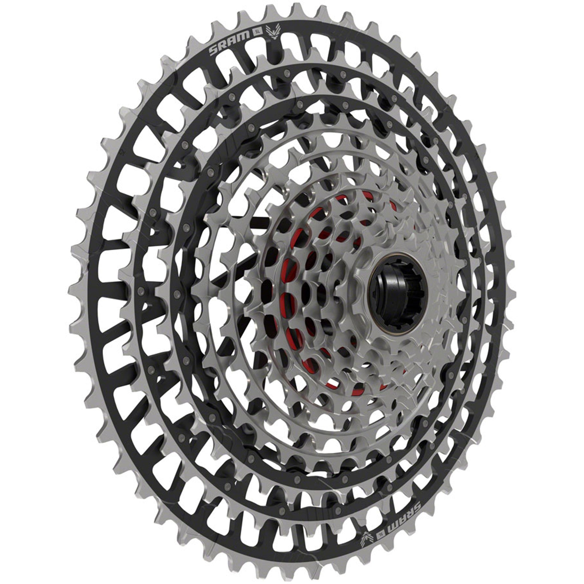 XX SL Eagle T-Type XS-1299 Cassette - 12-Speed, 10-52t, For XD Driver, Silver/Black
