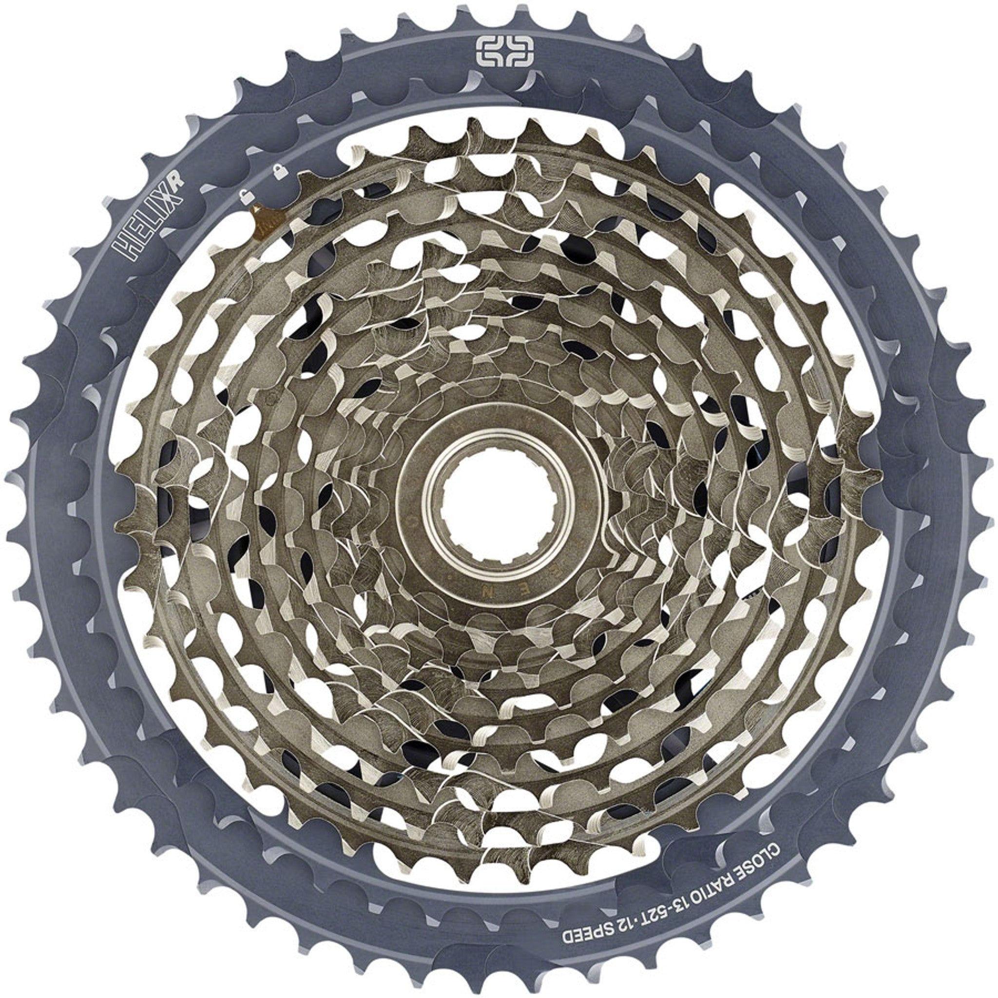 Helix Race Cassette - 12-Speed 13-52t, Gray
