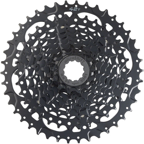ADVENT E-Series Cassette - 9 Speed, 11-42t, Black, ED Coated