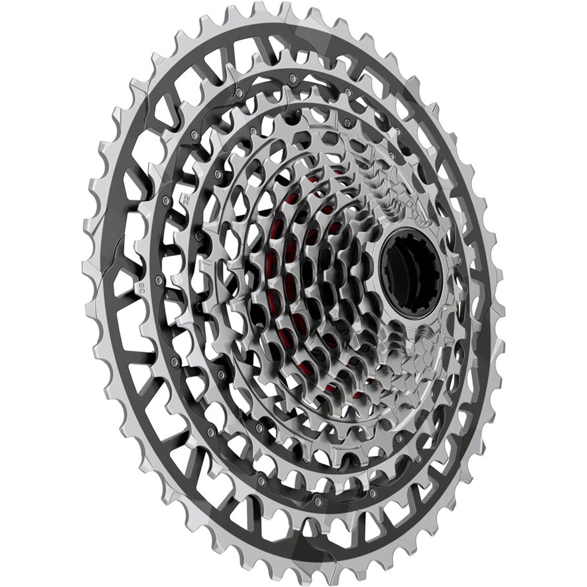 RED XPLR XG-1391 Cassette - 13-Speed, 10-46t, For XDR Driver, Black/Silver, E1