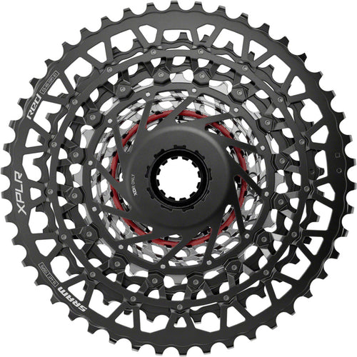 RED XPLR XG-1391 Cassette - 13-Speed, 10-46t, For XDR Driver, Black/Silver, E1