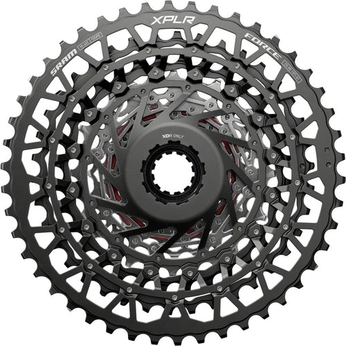 SRAM Force XPLR XG-1371 Cassette - 13-Speed, 10-46t, For XDR Driver, Silver, E1