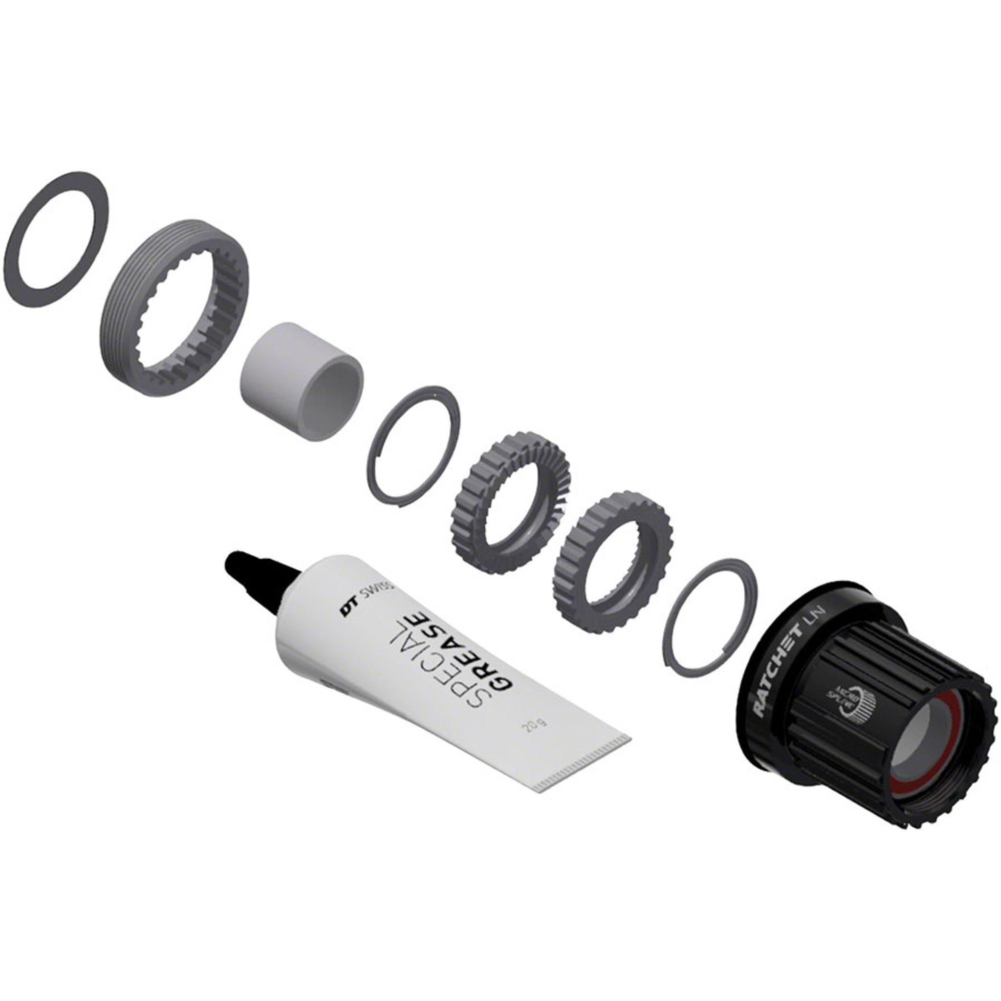 Ratchet LN Freehub Body Upgrade Kit