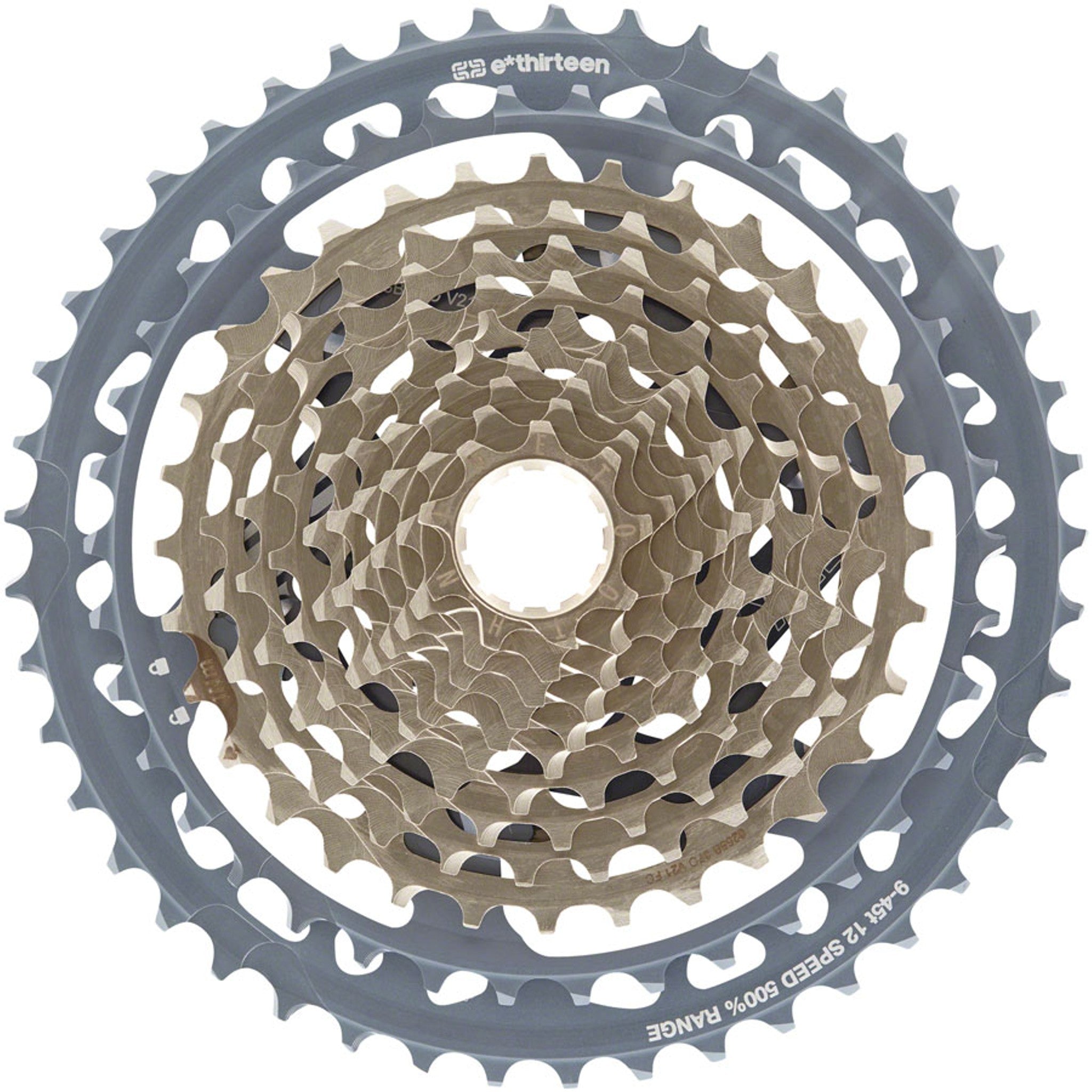 Helix Race Cassette - 12-Speed, 9-45t, Gray